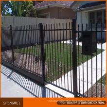 Powder Coated Galvanized Steel Pipe Fence and Gates